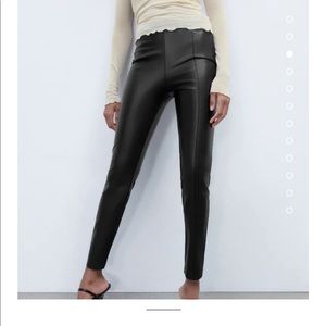 FAUX LEATHER LEGGINGS
